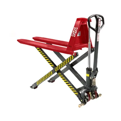 High-lift hydraulic pallet trucks